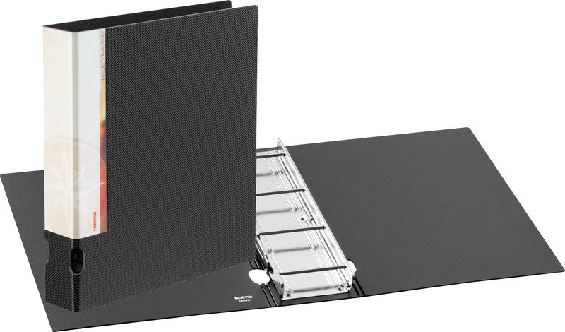 Kolma Sichtbuch Restless XL – 150 Sichttaschen, A4, genarbt, schwarz, Kunststoff