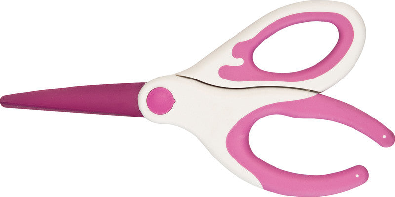 Scotch Universalschere – 20,0 cm, Edelstahl, für Rechts- und Linkshänder, abgerundet, Kunststoff, Pink