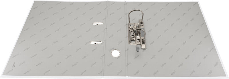 Biella Bundesordner Creative – A4 hoch – 2-Ring Hebelmechanik, Rücken 70 mm – Weiss, mit Sichttasche, FSC
