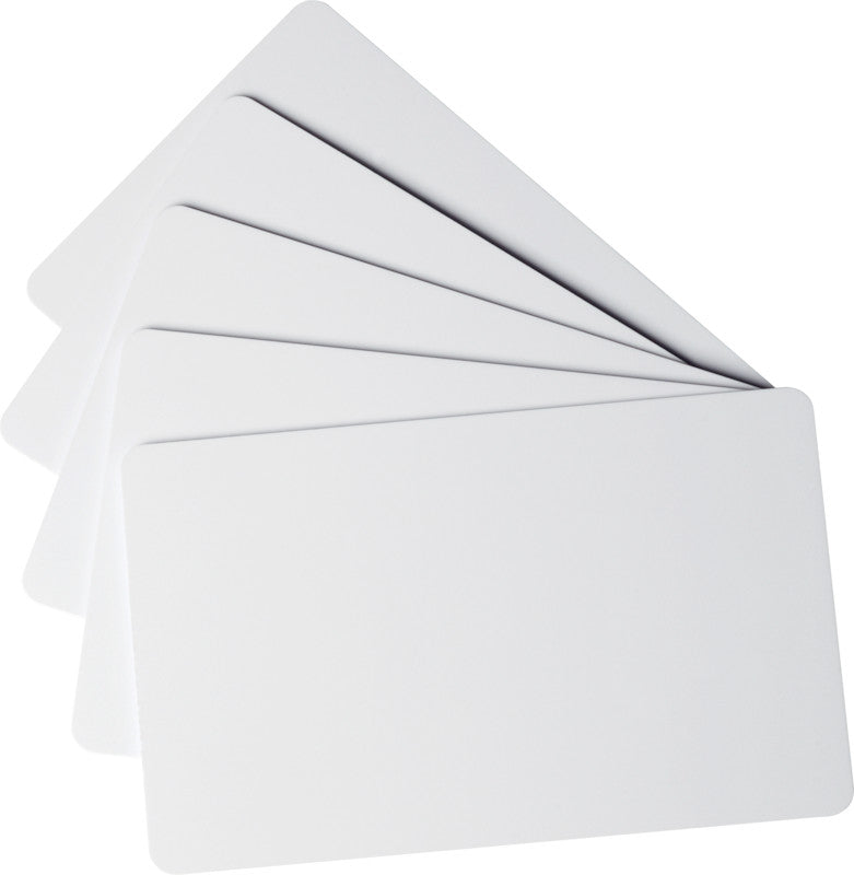 Durable Druckkarten 85,6 × 53,98 mm, Weiss, Kunststoff – für DURABLE Duracard ID 300 – 100 Karten