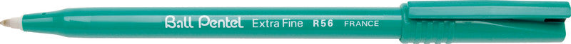 Pentel Ball Extra Fine – Tintenroller, mit Kappe, 0,6 mm, schwarz, für Linkshänder