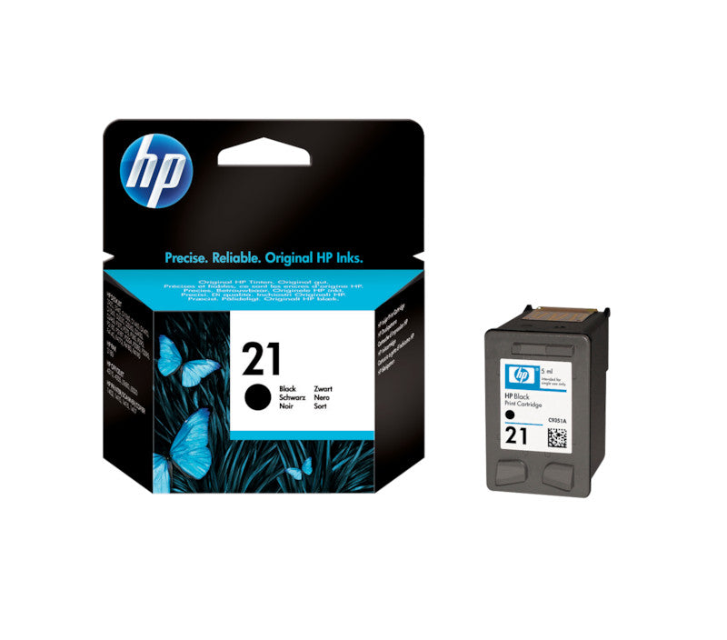 HP Tintenpatrone 21, Schwarz