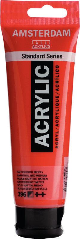Royal Talens Amsterdam – Acrylic Standard – Acrylfarbe – Mittel Naphtholrot, 120 ml
