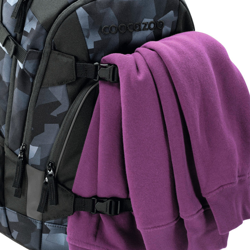 Coocazoo Rucksack Mate – Grey Rocks – 30,0 × 44,0 × 23,0 cm