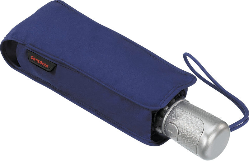 Samsonite Taschenschirm Alu Drop S Mini – Automatik (auf/zu) – Ø 86 cm, L 21 cm – indigoblau – windfest