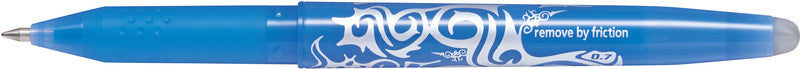 Pilot FriXion Ball Gelschreiber – himmelblau, 0,7 mm, radierbar, Kappe, nachfüllbar