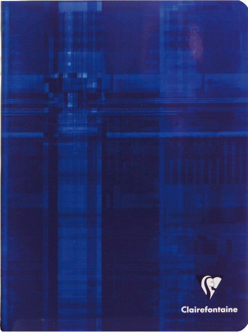 Clairefontaine Notizheft, liniert, Klammerheftung, Karton, 80 Seiten, 90 g/m² – farbig sortiert