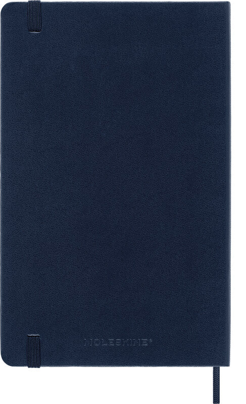 Moleskine Schüleragenda – 1 Woche/1 Seite, gebunden, 13 × 21 cm, 18 Monate Juli–Dezember 2026/2027, Saphirblau, FSC