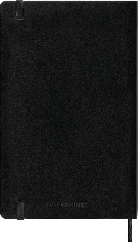 Moleskine Tagesagenda – 1 Tag pro Seite, gebunden, 13 × 21 cm, 2026, 1-Stunden-Takt, schwarz, FSC