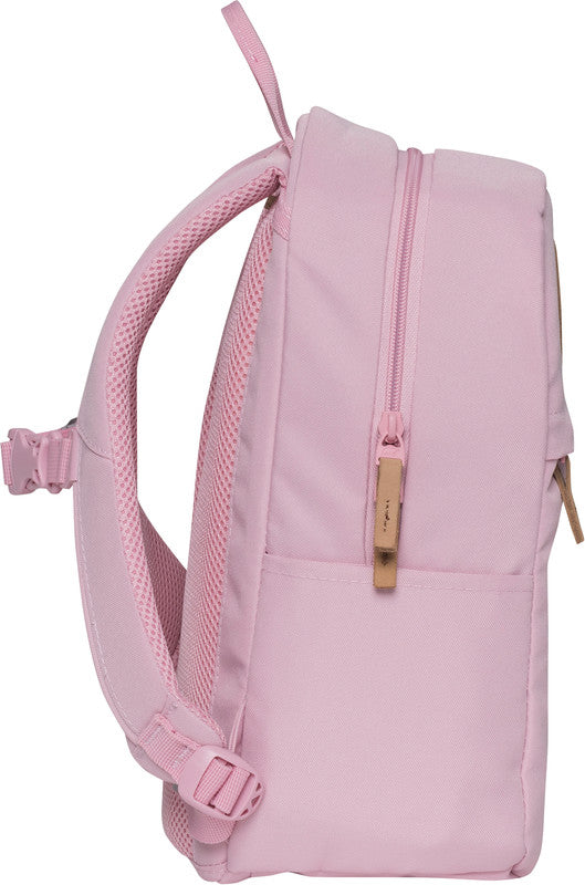 Beckmann Urban Mini Kindergartenrucksack – Hellrosa – 21,0 × 35,0 × 16,0 cm – Recycelter Bestandteil