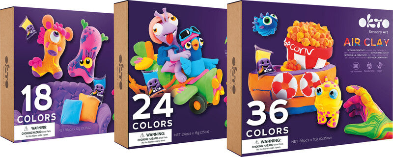 Okto Sensory Art – Modelliermasse-Set – ab 5 Jahren – 36 Farben