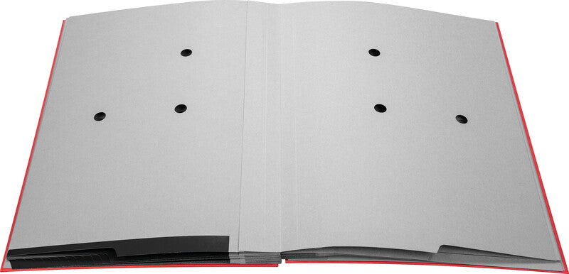 Biella Sammelmappe für A4, Karton, rot