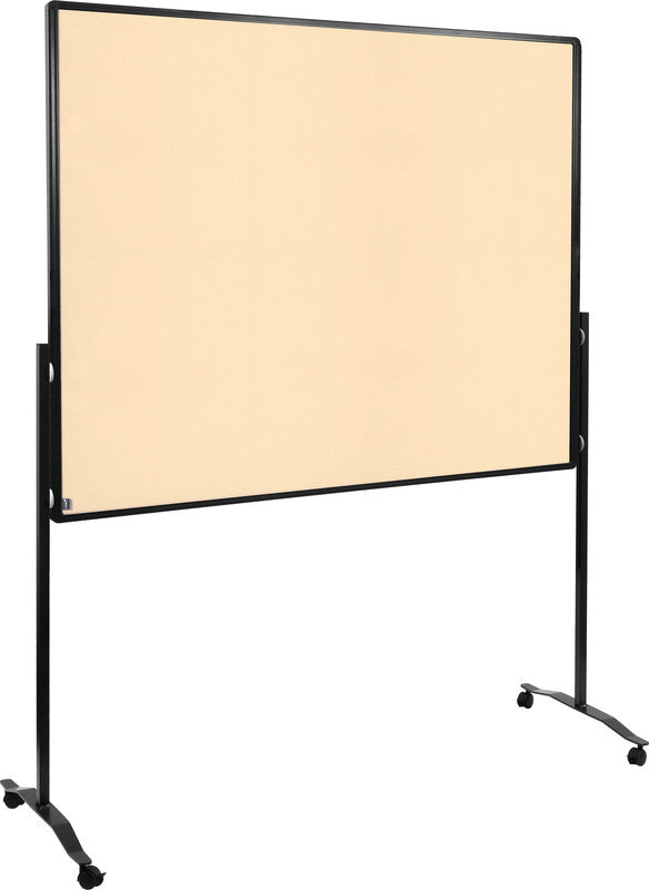 Legamaster Pinnwand – Filz, Alurahmen – 120 × 150 cm, Beige, Premium Plus mobil