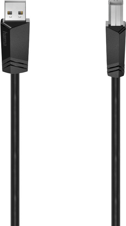 Hama USB-Kabel, USB-B zu USB-A, 5 m, USB 2.0