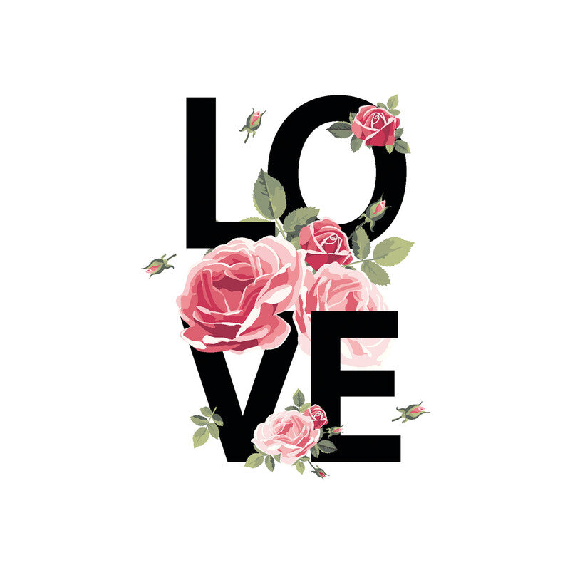 Fasana Servietten LOVE Mit Rosen – 33 × 33 cm – 3-lagig, Tissue – 20 Stk., FSC