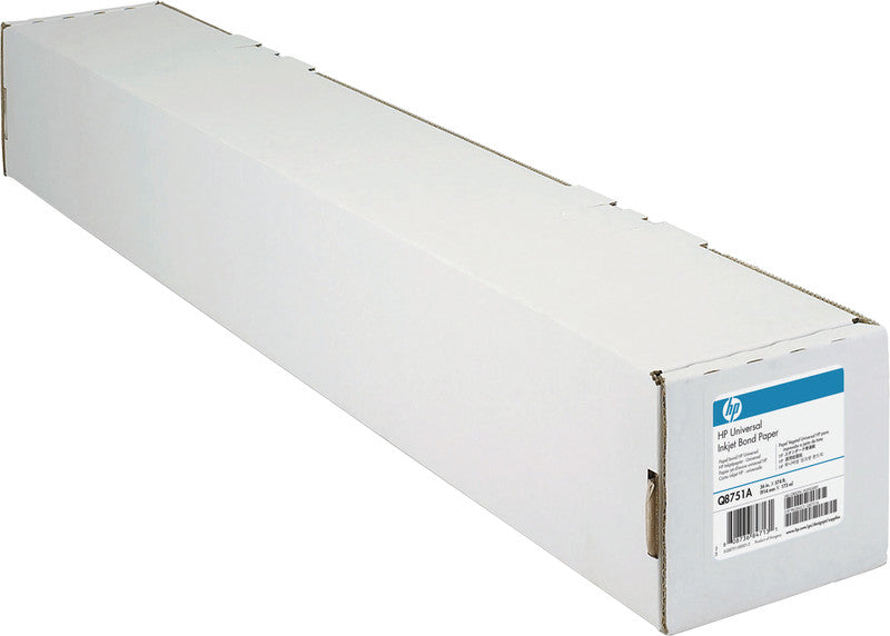 HP Glänzendes Plotterpapier – 36" × 175 m, 80 g/m², weiss