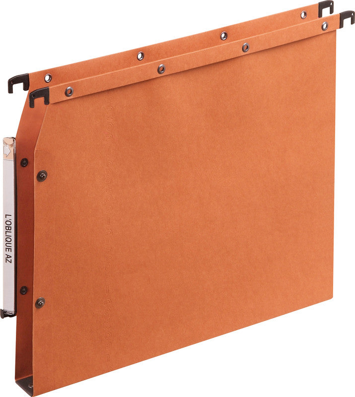 Elba l'oblique Hängeordner für A4 – Karton, Braun, 330 × 275 mm, ohne Vordruck