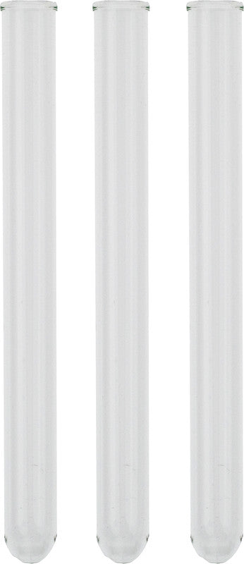 Reagenzgläser, Glas, Ø 20 mm × 200 mm, Set à 3, transparent
