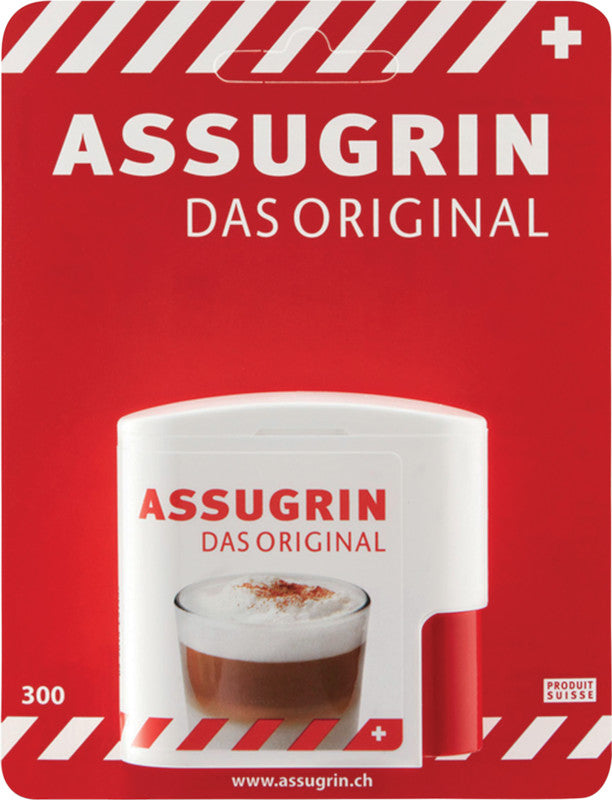 Assugrin Original Süssstoff-Tabletten – Dosierspender – 300 Tabletten