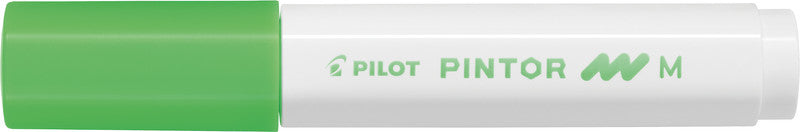 Pilot Pigment-Marker Pintor – Rundspitze 1,5-2,2 mm – Neongrün – Für dunkles Papier geeignet