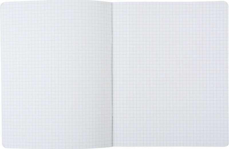 Elco Schulheft – 175 × 220 mm – kariert – 24 Blatt – abgerundete Ecken, aufgedrucktes Schild, blau, 10 Stück