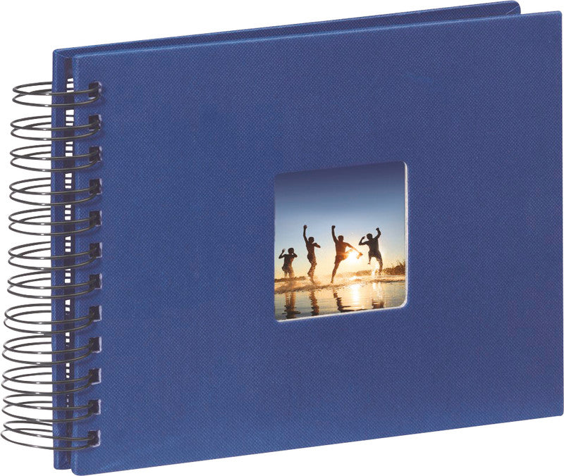 Hama Fotoalbum Wiro Fine Art – blau, mit Pergaminzwischenblättern, Papier, 240 × 170 mm