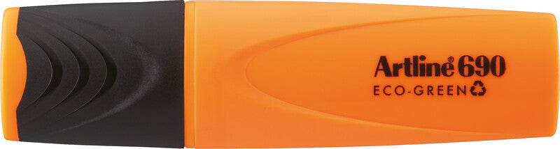 Artline EK690 Eco-Green Textmarker Orange – Keilspitze, 1–4 mm