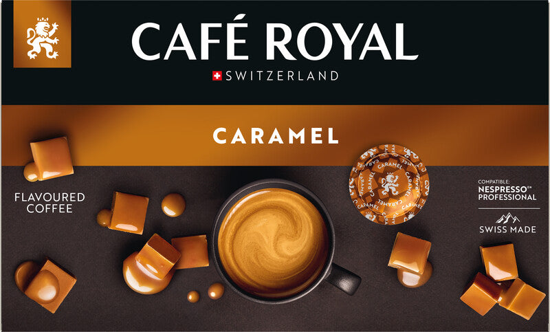Café Royal Kaffeepads Caramel – für Nespresso Professional & Café Royal Professional – 50 Pads
