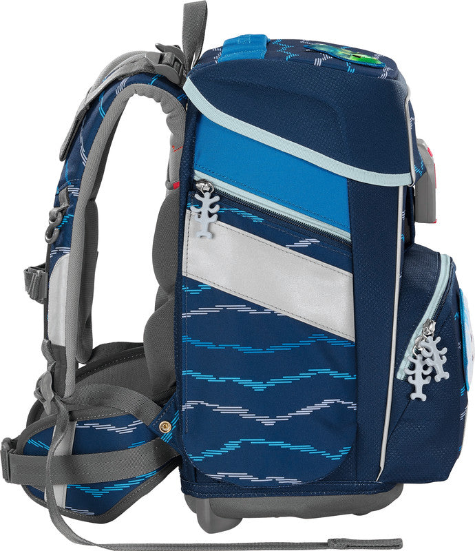 Step by Step Schulrucksack-Set SPACE – 5-teilig – Soccer Lars – Recycelte Materialien