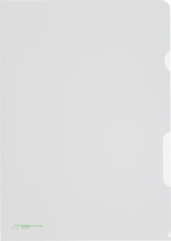Kolma Sichtmappe A4 – transparent, Kunststoff, matt, 110 µm, 10er-Pack