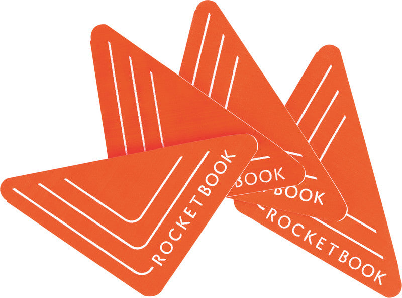 Rocketbook Starter-Kit, inkl. Beacons, orange – für Weisswandtafeln – 4-teilig