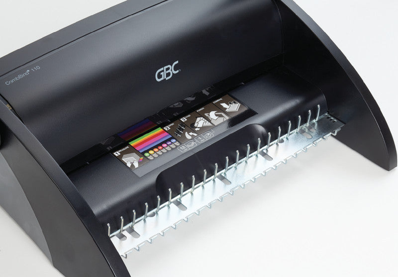 GBC CombBind C110 Stanz- und Bindemaschine – Plastikbindung, für 21-Loch, A3, bis 12 Blatt