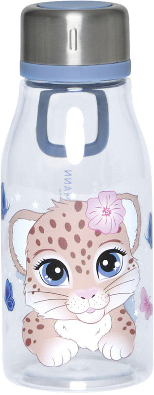 Beckmann Trinkflasche Classic – 4 dl – Kunststoff (Tritan), Schraubverschluss, auslaufsicher – Cheetah