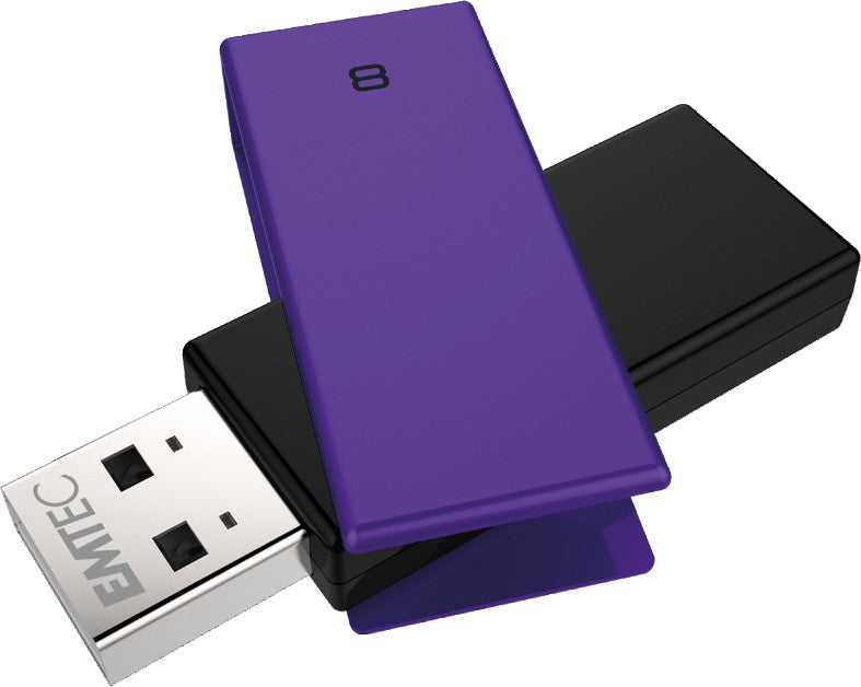 Emtec C350 USB-Stick – 8 GB, USB 2.0, violett