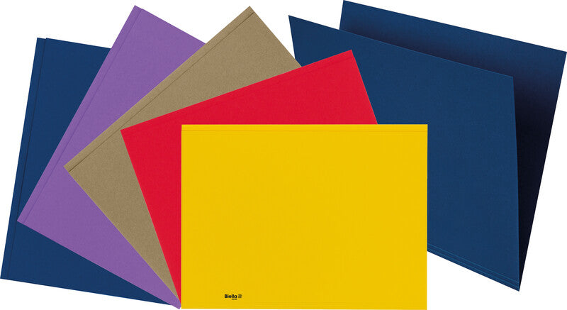 Biella Sammelmappe, für A4, Karton, Blau