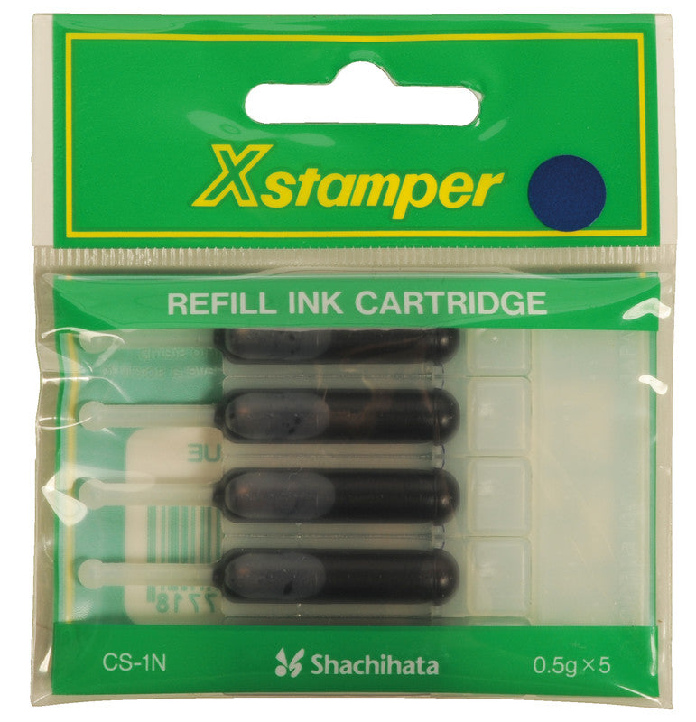 X-stamper Nachfüllpatrone – 5 ml, Stempelfarbe Blau, Kunststoff
