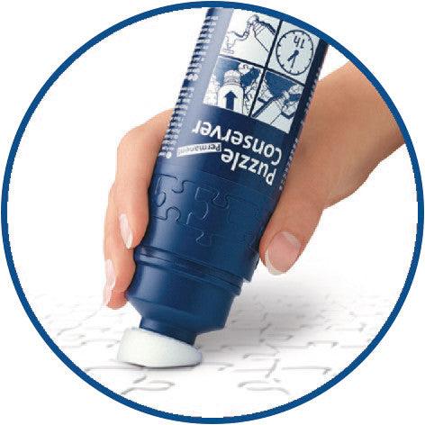 Ravensburger Conserver Puzzle Kleber – permanent, transparent, glänzend, 1 h, 200 ml, für Puzzles