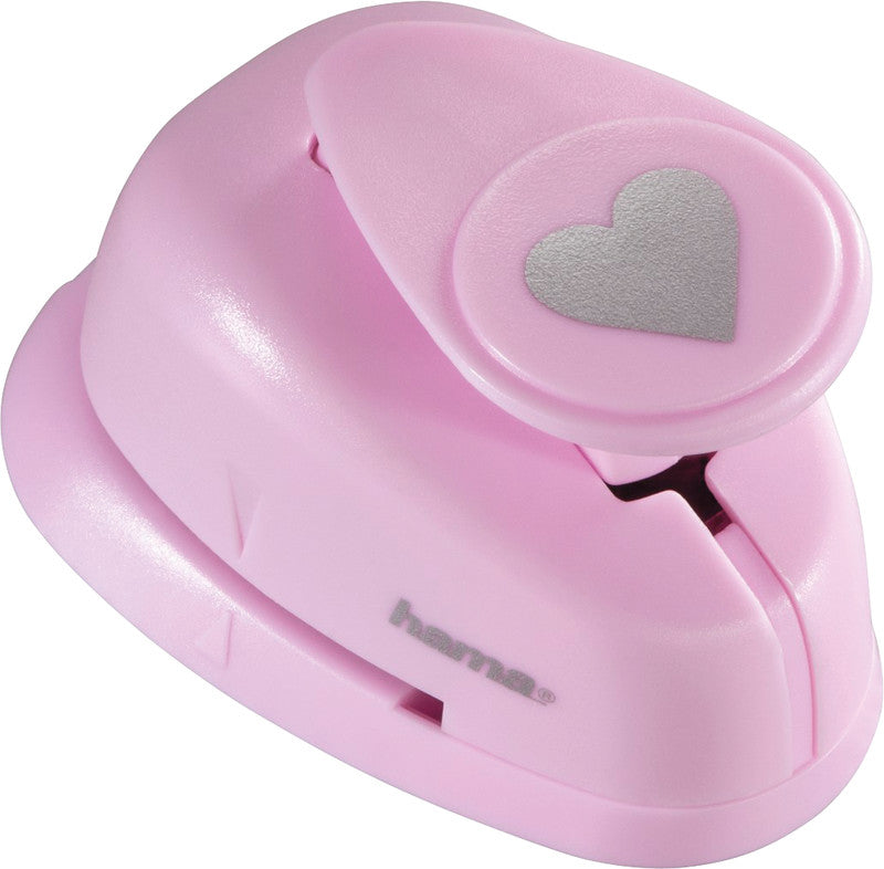 Hama Motivstanzer – 6 Motive sortiert (Herz, Stern, Blume, Schmetterling), Ø 16 mm, sortiert