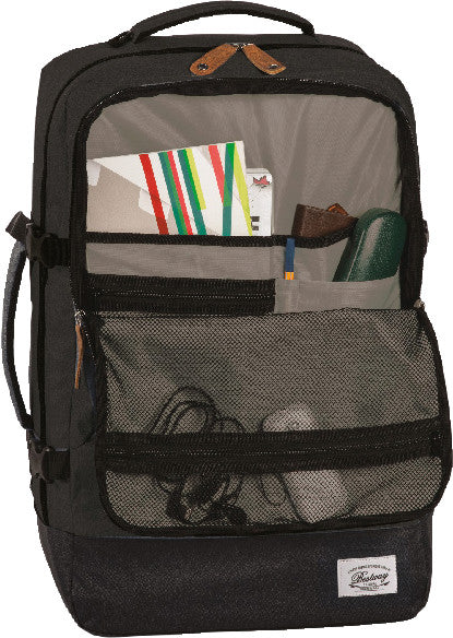 Bestway Cabin Pro – Notebook-Rucksack – für 17,3"-Notebook, 40 l, Kunststoff, dunkelgrau/schwarz