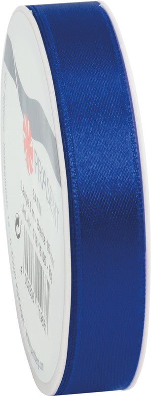 Präsent Satinband – echte Webkante – 15 mm × 5 m – blau