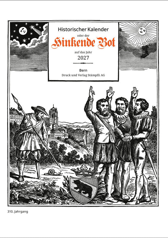 Stämpfli Lesekalender Der Hinkende Bot 2027 – 17,2 × 27,5 cm – d