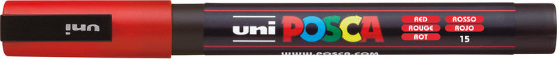 Uni-Ball Non-Permanent Marker – Rundspitze 0,9-1,3 mm – Rot