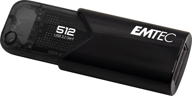 Emtec B110 Click Easy USB-Stick – 512 GB, USB 3.2, ohne Kappe