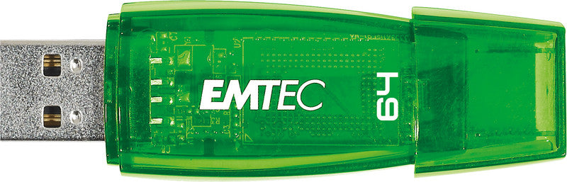 Emtec C410 USB-Stick – 64 GB, USB 3.2, grün