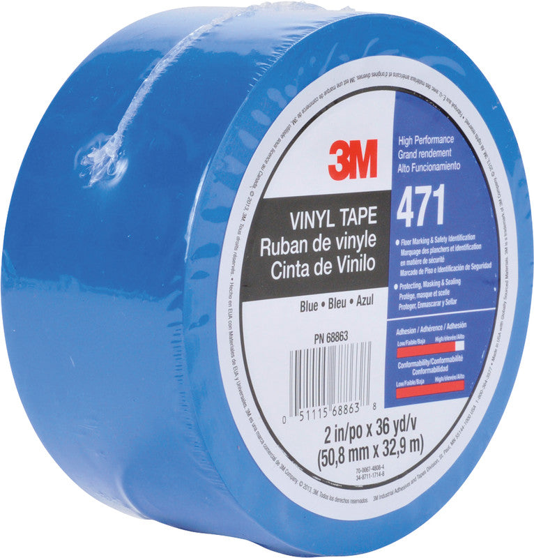 3M Vinylband 471 – 50,8 mm × 32,9 m, Blau