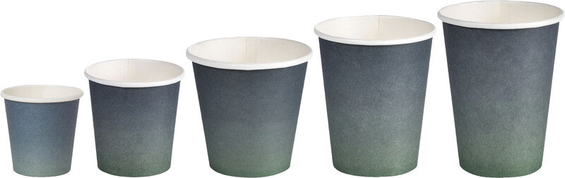 Duni Trinkbecher Papier (PLA-beschichtet) – 1,8 dl, grau, 40 Stück