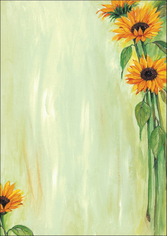 Sigel Designpapier Sunflower – A4, 90 g/m², 25 Blatt