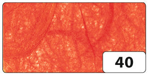 Folia Faserseide – 470 × 640 mm – 25 g/m² – orange – 10 Blatt