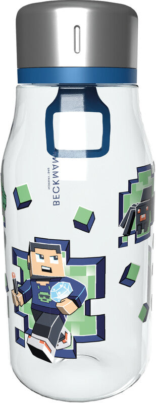 Beckmann Trinkflasche 400 ml – Kunststoff, Schraubdeckel, Spider Escape