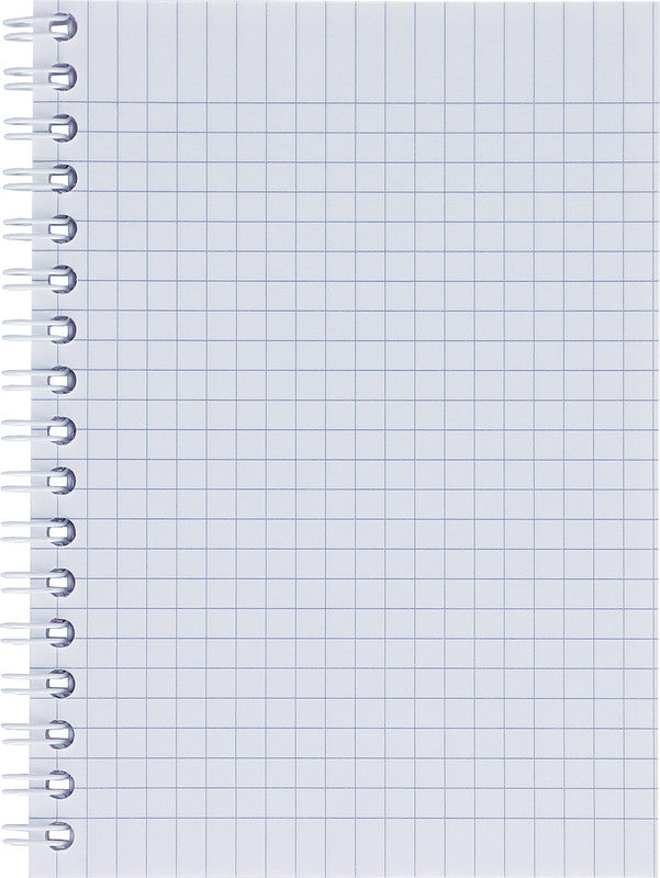 Oxford Collegeblock A6, kariert, Spiralbindung, 50 Blatt, perforiert, 90 g/m² – Floral, für SCRIBZEE App